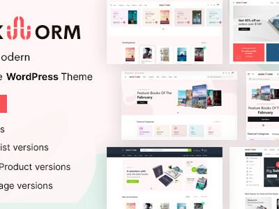 Bookworm - Bookstore & Bookshop WooCommerce Theme