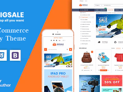 BigSale - The Clean, Minimal & Unlimited Bootstrap 4 Shopify Theme (12+ HomePages)