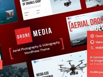 Drone Media | Aerial Photography & Videography Theme