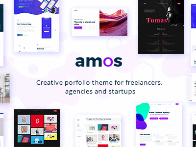 WordPress Theme for Agencies & Portfolio – Amos
