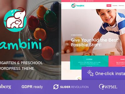 Bambini - Pre-School and Kindergarten Theme