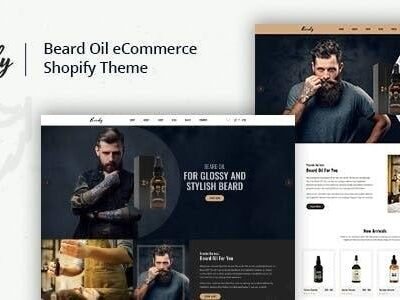 Bardy - Beard Oil Shopify Theme