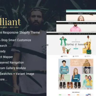 Brilliant – Multi Store Responsive Shopify Theme