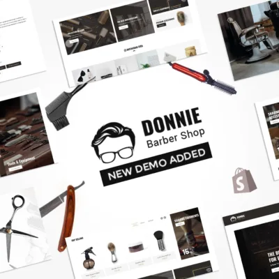Donnie | Salon, Barber Shop Shopify Theme