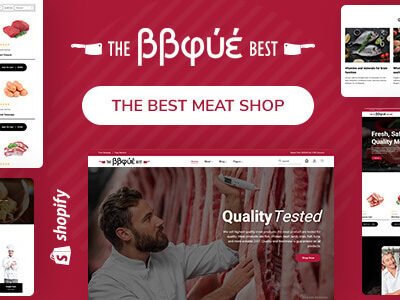 BBque - Food, Butcher & Meat Shop Shopify Theme