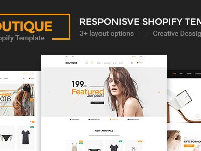 Boutique - Multi Store Responsive Shopify Theme