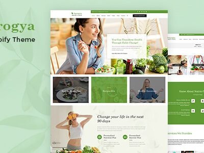 Aarogya – Health, Nutrition & Food Store Shopify Theme